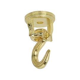 National Hardware V2673 Series N274-902 Swivel Swag Hook, 30 lb Weight Capacity, 2 in L