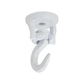 National Hardware V2673 Series N274-910 Swivel Swag Hook, 30 lb Weight Capacity, 2 in L