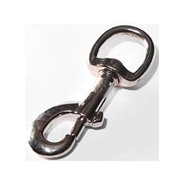BARON 225M-1/2 Bolt Snap, 110 lb Weight Capacity, Malleable Iron, Zinc