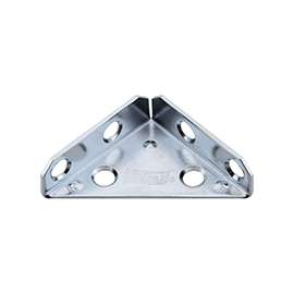 National Hardware V124 Series N337-675 Corner Brace, Steel, Zinc