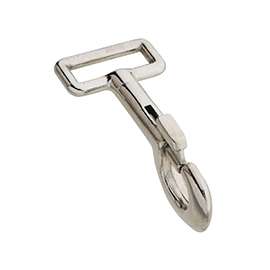 National Hardware 3016BC Series N222-646 Bolt Snap, 40 lb Weight Capacity, Zinc, Nickel Chrome