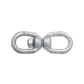 National Hardware 3252BC Series N247-775 Chain Swivel, 3/16 in, 700 lb Weight Capacity, Galvanized Steel