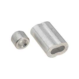 National Hardware V3231 Series N283-861 Ferrule and Stop, 3/16 in Dia Cable, Aluminum