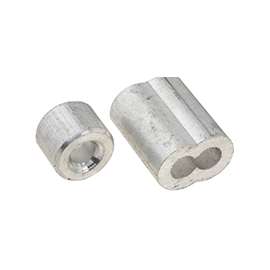 National Hardware V3231 Series N283-895 Ferrule and Stop, 5/32 in Dia Cable, Aluminum