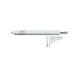 National Hardware V1342 Series N213-280 Door Closer, 85 deg Opening, White