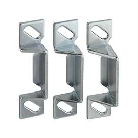 National Hardware V1356 Series N349-258 Strike Replacement Set, Steel, Zinc