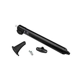 National Hardware V1370 Series N279-001 Door Closer, Metal/Plastic, Black