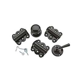 National Hardware V1771 Series N100-014 Screen Door Kit, Steel, Black