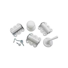 National Hardware V1771 Series N100-019 Screen Door Kit, Steel, White