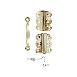 National Hardware V92 Series N190-769 Screen Door Set, Steel, Brass