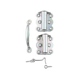 National Hardware V92 Series N190-751 Screen Door Set, Steel, Zinc