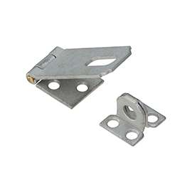 National Hardware V30 Series N102-723 Safety Hasp, 2-1/2 in L, Galvanized Steel