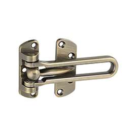 National Hardware N335-976 Door Security Guard, Die-Cast, Antique Brass