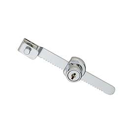 National Hardware V828 Series N183-798 Showcase Lock, Y13 Yale, B1 Cole Keyway, Keyed Lock, Steel/Zinc, Chrome