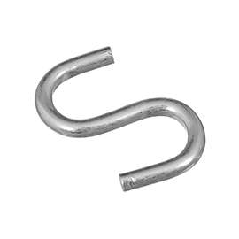 National Hardware N344-796 S-Hook, 20 lb Working Load Limit, Steel, Zinc