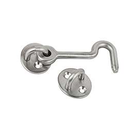 National Hardware N187-042 Privacy Hook, Steel, Stainless Steel