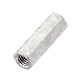 National Hardware 4013BC Series N182-684 Coupling Nut, 3/8-16 in Thread, UNC