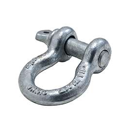 National Hardware 3250BC Series N830-310 Anchor Shackle, 6500 lb Weight Capacity, Galvanized Steel