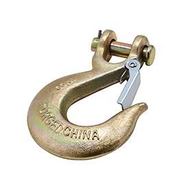 National Hardware 3256BC Series N830-318 Clevis Slip Hook with Latch, 6600 lb Working Load Limit, 3/8 in, Steel