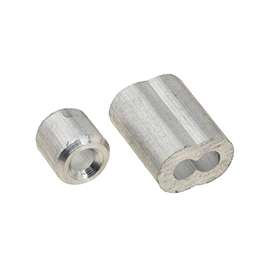 National Hardware SPB3231 Series N830-352 Ferrule and Stop, 1/8 in Dia Cable, Aluminum