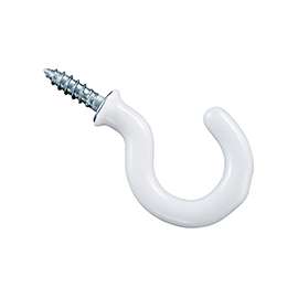 National Hardware N119-728 Cup Hook, Steel, Vinyl-Coated