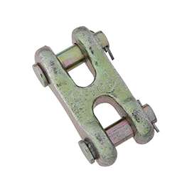 National Hardware 3248BC Series N282-145 Clevis Link, 1/2 in, 11300 lb Weight Capacity, Steel, Yellow Chrome