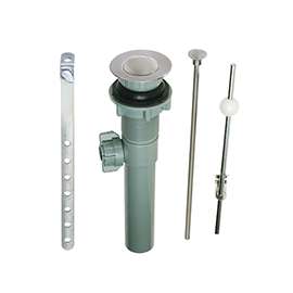Plumb Pak PP820-70DSBN Lavatory Pop-Up Assembly, 1-1/4 in, Plastic