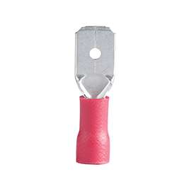 GB 20-141M Disconnect Terminal, 600 V, 22 to 16 AWG, Vinyl Insulation, Red