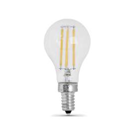 Feit Electric BPA1560C/827/LED/2 LED Lamp, 120 V, 6 W, Candelabra E12, A15 Lamp, Soft White Light