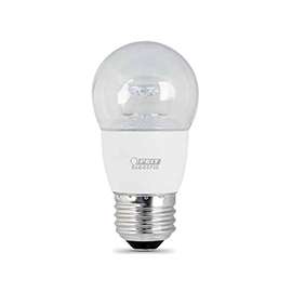 Feit Electric BPA15/CL/DM/SU/LE Special Use LED Lamp, 120 V, 4.8 W, Medium E26, A15 Lamp, Warm White Light