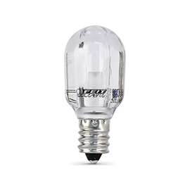 Feit Electric BPT6/SU/LED LED Lamp, 120 V, 1.2 W, Candelabra E12, T6 Lamp, Warm White Light