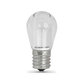 Feit Electric BPS11N/SU/LED LED Lamp, 120 V, 1.5 W, Intermediate E17, S11 Lamp, Warm White Light