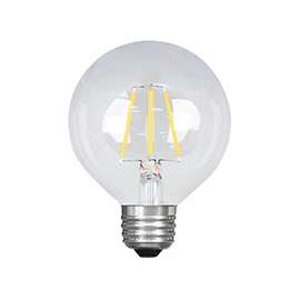 Feit Electric BPG2525/827/LED LED Lamp, 120 V, 2.5 W, Medium E26, G25 Lamp, Soft White Light
