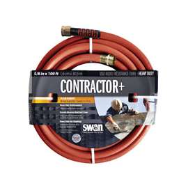 SWAN SNCG58100 Garden Hose, 100 ft L, Vinyl