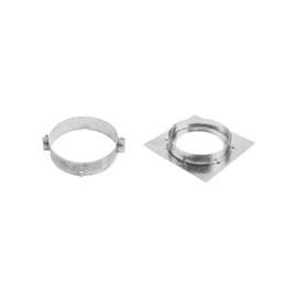 Amerivent 4FSP Firestop Support Plate, 4 in, For Use With Type B Round Gas Vents
