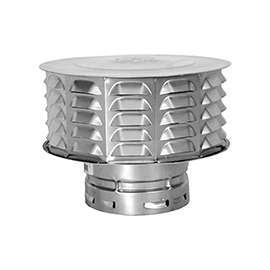 AmeriVent 7RCW Vent Cap, 7 in Snap-Lock