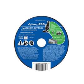 Avanti Pro PBD040063101C Cut-Off Wheel, Silicone Carbide, 4 in Dia