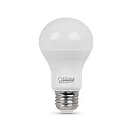 Feit Electric A800/850/10KLED LED Lamp, 120 V, 8.5 W, Medium E26, A19 Lamp, Daylight Light