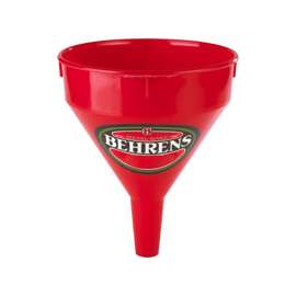 Behrens 112 Funnel, 1 pt Capacity, Plastic, Red