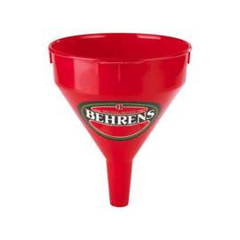 Behrens 212F Funnel, 2 qt Capacity, Plastic, Red