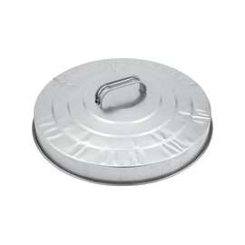 Behrens 38111 Container Lid, 20 gal, Silver Legend, 18 in L x 4 in H, Steel