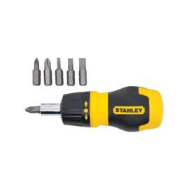 STANLEY 66-358 Ratcheting Screwdriver, 5-in-1 Drive