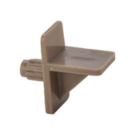 National Hardware V159P Series N224-683 Shelf Support, 25 lb Weight Capacity, Plastic