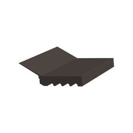 ROYAL 5094106 Garage Door Stop, PVC
