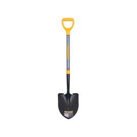 TRUE TEMPER 2585900 Digging Shovel, 5.31 in L x 9 in W Blade, Hardwood Handle