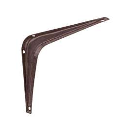 National Hardware 211BC Series N185-019 Shelf Bracket, 100 lb Weight Capacity, 1-3/8 in Thick, Steel, Fruitwood