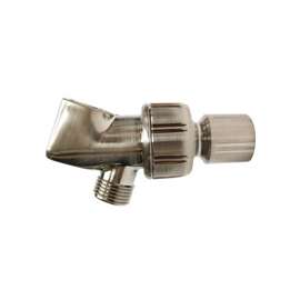 Plumb Pak PP828-65 Replacement Shower Bracket, Brushed Nickel, For 1/2 in IPS Shower Connections