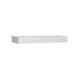 Knape & Vogt Shelf-Made 0140-24WT Floating Shelf, 50 lb Weight Capacity, 1-Shelf, 8-1/2 in L, 24 in W, Wood