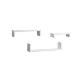 Knape & Vogt Shelf-Made 243-WT Ledge Kit, 40 lb Weight Capacity, 3-Shelf, Wood