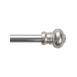 Kenney KN361/19 Cafe Rod, Metal, Satin Silver